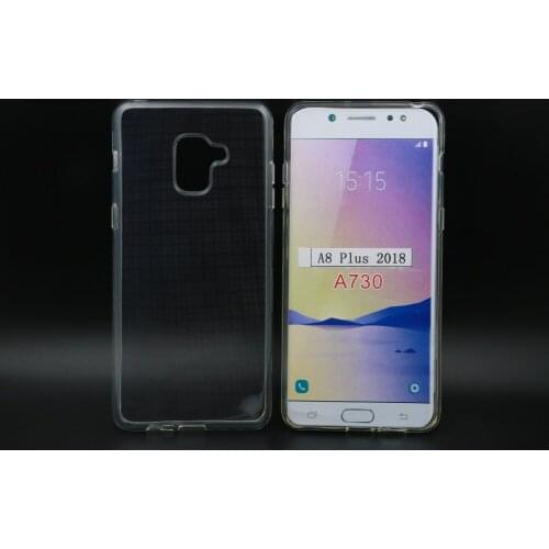 100pcs/lot transparent smooth Soft TPU Cover Case For Samsung Galaxy A8 Plus 2018 / A7 2018 A730