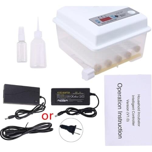 220V Eggs Incubator Brooder Birds Quail Chick Hatchery Poultry Hatcher Turner G6DB