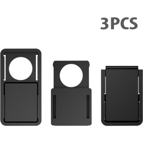 3PCS Per Set WebCam Shutter Magnet Slider Camera Lens Cover Privacy Protective Anti-Hacker Webcam Cover For Phones Computer