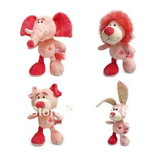 4 Pieces 30cm Pink Concept Lion for Cute Baby/ Kids Gift, Plush Doll Free Shipping