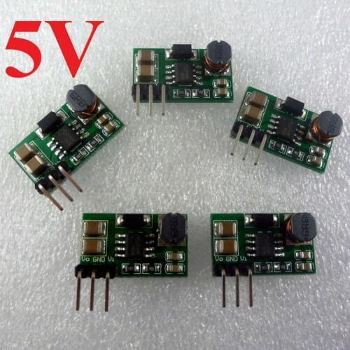 5pcs 800MA 3V 3.3V 3.7V to 5V DC DC Converter Boost Module for Arduino Genuino Breadboard UNO MEGA2560 DUE Pro mini