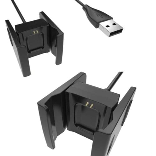 500Pcs/Lot USB Clip Design Charging Cable Standard Wall Car Charger Cable For Fitbit Charge 2 Charge2 Smart Watch