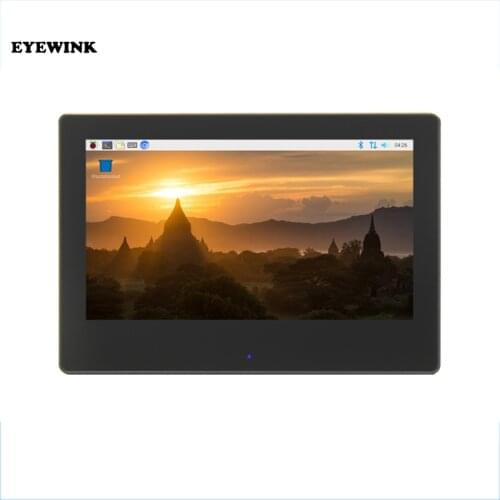 7 inch Raspberry Pi LCD HDMI display IPS full viewing Angle 1024X600 with case