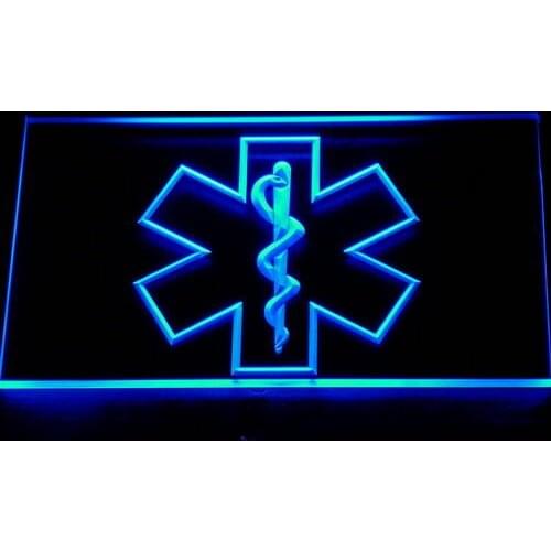 714 EMS Paramedic Medical Services LED Neon Light Signs with On/Off Switch 20+ Colors 5 Sizes to choose