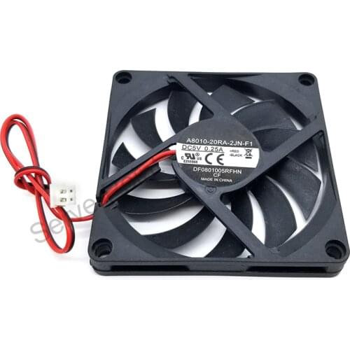 Brand new for Cooler Master 5V 0.25A 8CM A8010-20RA-2JN-F1 8010 fan 80*80*10MM