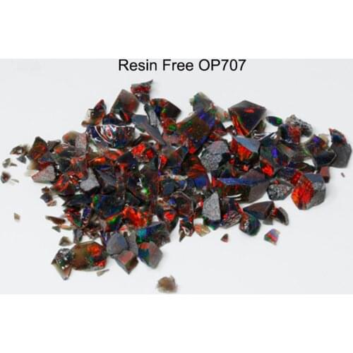 Free Shipping Bello Opal Resin Free Glass Compatible Black Crushed Opal And Chips (Same As Gilson Opal)