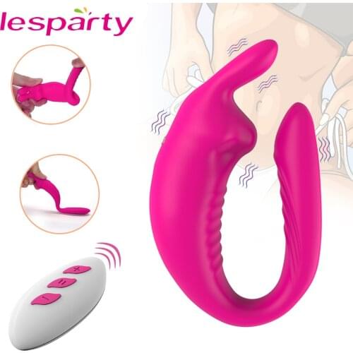 Wireless Vibrators For Couples Dildo G Spot Silicone Rabbit Stimulator Double Vibrators Dildos Sex Toys For Woman Masturbator
