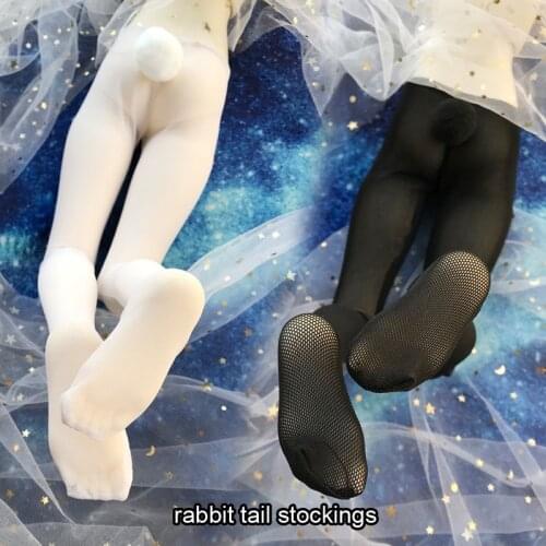 D03-P528 children toy BJD DD SD MSD 1/3 dolls Photo props Accessoriess rabbit tail stockings 1pcs
