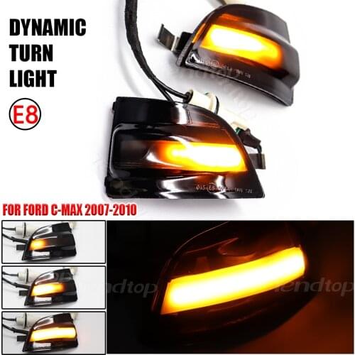 For Ford Focus 2 MK2 2004-2008 2 C-MAX 2003-2007 C-MAX Dynamic Flashing Turn Signal Sequential Light Indicator Blinker LED
