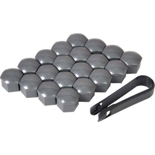20PCS Universal Car Hub Screw Cover Wheel Nut Caps 17mm Bolt Wheel Nuts Bolts Rims Kits O2P1