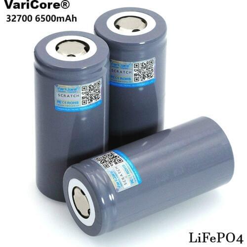 VariCore 32700 power battery 3.2V 6500mAh LiFePO4 Battery 35A Continuous Discharge Maximum 55A High battery