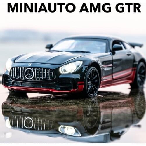 1:32 Benz GT Alloy Car Model Children Boys Pull-back Car Toy Sound Light Diecast High Simulation Exquisite Diecasts&Toy Vehicles