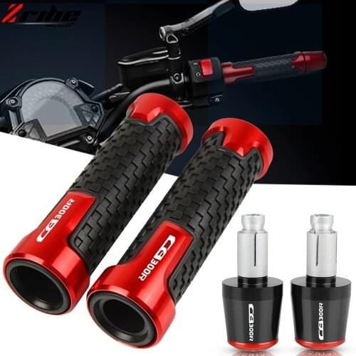 Motorcycle Accessories 22mm 7/8" Handlebar Grips Handle Bar Cap End Plugs For HONDA CB300R CB300 R 2017 2018 2019 2020 2021 2022