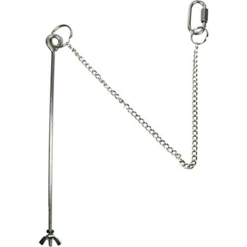 2021 New Stainless Steel Bird Chicken Veggies Skewer Food Fruit Holder for Hens Hanging Vegetable Feeder Foraging Toy Bird Treat