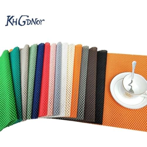 KHGDNOR Grip Liner Shelf and Drawer Liner Non-adhesive Anti-slip Mat Durable anti-slip Netting Placemat for Cabinet 30*200cm