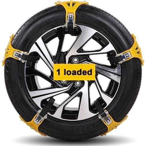 1pcs Snow Chain Wheel Anti-skid Chain Car Tire Tyre Winter Roadway Safety Tendon Thickened Vehicle Outdoor Emergency Driving New