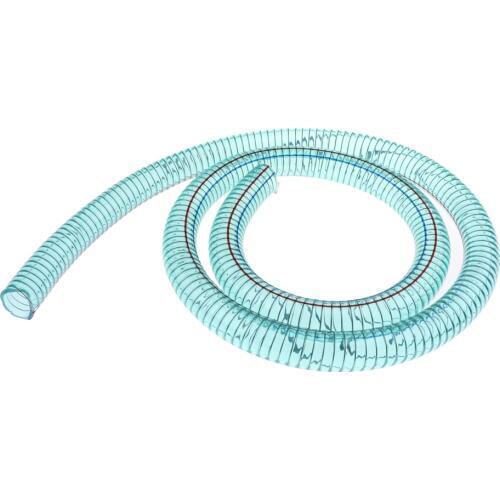 Clear PVC Braided Hose Tube Pipe Air Oil Water Liquid Reinforced 1.6Meter