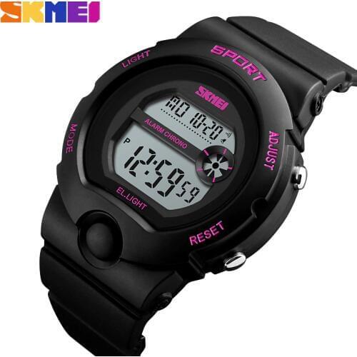 Skmei Women Sport Watches Luxury Brand Female LED Electronic Digital Watch Waterproof Ladies Wristwatch Relogio Feminino 1334