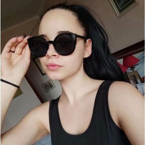 Retro Cat Eye Sunglasses For Women Men Fashion Hollow Designer Vintage Sun Glasses Mirror Lens Female Male Tinted Eyewear UV400