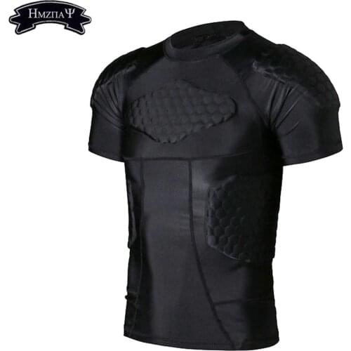 New Sports Safety Protection Thicken Gear Soccer Goalkeeper Jersey Knee Pads Outdoor Football Padded Protector T shirts Training