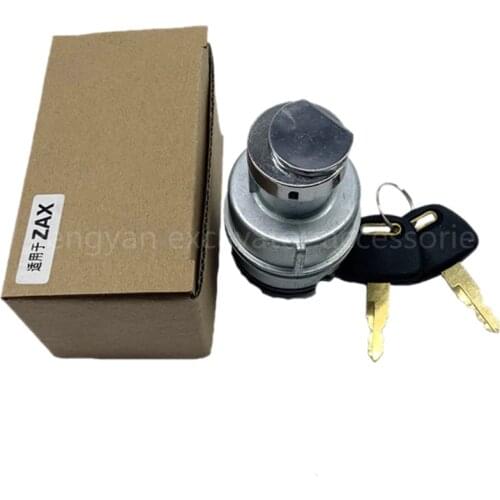 Excavator parts starter Hitachi ZAX70 120 200 240 300-2-3-5-6 start ignition switch electric door lock battery lock
