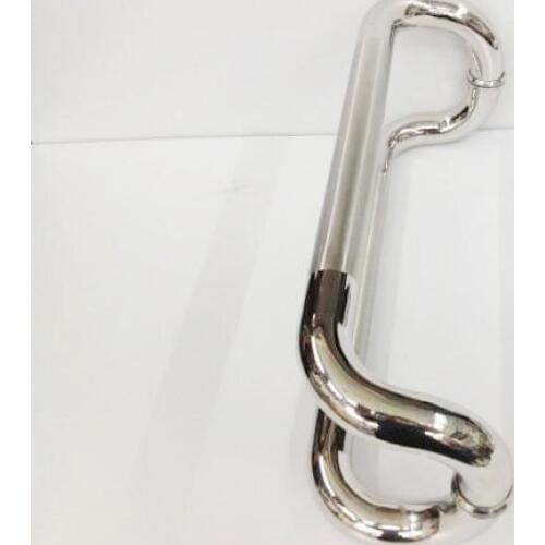 UNILOCKS Modern Storefront 600mm Door Pull Handles Tubing Stainless Steel 23-3/5 inches For Entry/Glass Door