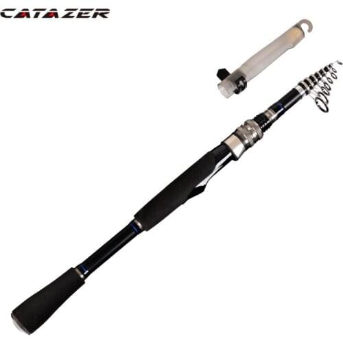 Ultra Short Carbon Telescopic Straight Fishing Rod 1.68M 1.98m 2.28m 2.58m 2.88m Fast Action Ultralight Carp Surf Spinning Rod
