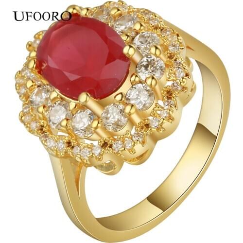 Vintage Luxury Big Oval Design Imitation Gem Inlay Silver-color Rings For Women Engagement Wedding Jewelry Drop shipping