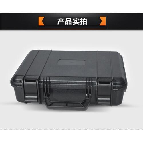 Internal size 430*250*95mm plastic waterproof pp material military camera case with foam