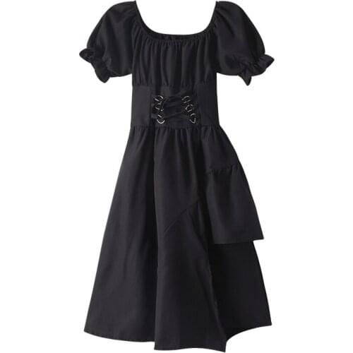 ZB5095 2021 new summer women fashion temperament sexy irregular sweet thin section dress cheap wholesale