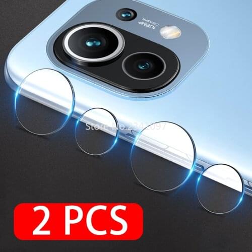 2 Pcs Back Camera Lens Tempered Glass on For Xiaomi Mi 11 Lite 5G Mi11 Ultra Pro 11ultra 11pro 11lite Protector Protective Film