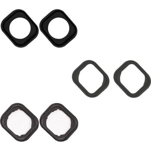 20pcs Replacement Rubber Gasket Home Button Spacer Adhesive Sticker For iPhone 5 5S 5C 6 6S Plus