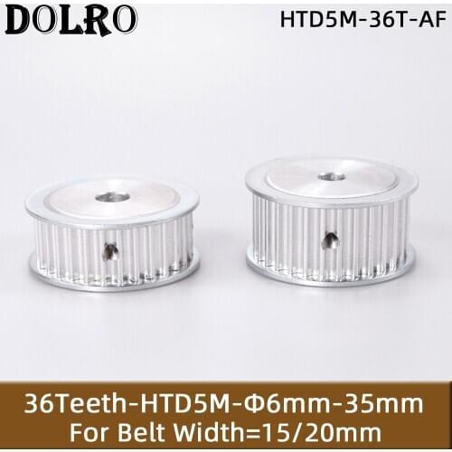 5M Type 36T Timing Pulley Inner Bore6/8/10/12/14/15/16/18/20/22/24/25/28/30mm for Width 15mm HTD Timing Belt Pulley 36 Teeth AF