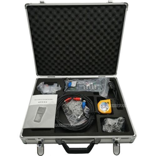 Free Shipping Portable TDS-100H Ultrasonic Flow/Water meter Liquid Digital Flowmeters ( DN50mm-DN700mm ) with M2 Transducer