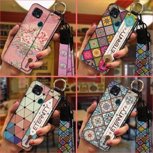 Wristband Chinese Style Phone Case For ZTE Blade V2020 Vita/Blade20 Smart/10 Smart Lanyard For Woman