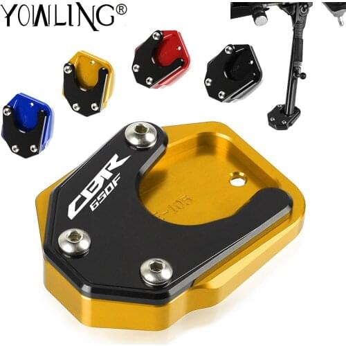 For HONDA CBR650F CB650F CB CBR 650F 2014 2015 2016 2017 2018 Motorcycle Side Stand Enlarge Plate Kickstand Extension Protection