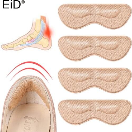 EiD Women Heel Insoles Pads for High Heel Shoes Adhesive Liner Grip Heel Protector Sticker Foot Pain Relief Care Insert Pad lady