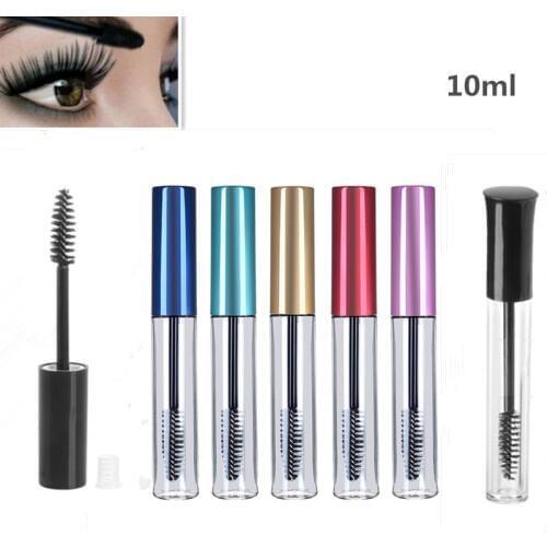 10mL Empty Black Eyelash Tube Mascara Cream Vial/Container Fashionable Refillable Bottles Makeup Tool Accessories Hot