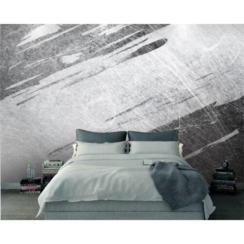 Beibehang Custom wallpaper 3d abstract background wall black and white wallpaper retro geometric pattern Nordic wallpaper mural