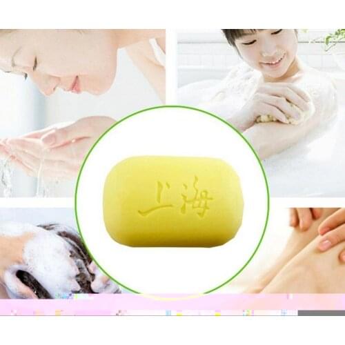 85g Whitening Cleanser Chinese Traditional Shanghai Sulfur Skin Treatment Blackhead Acne Remover Soap Soap Care Oil-control H4Q1