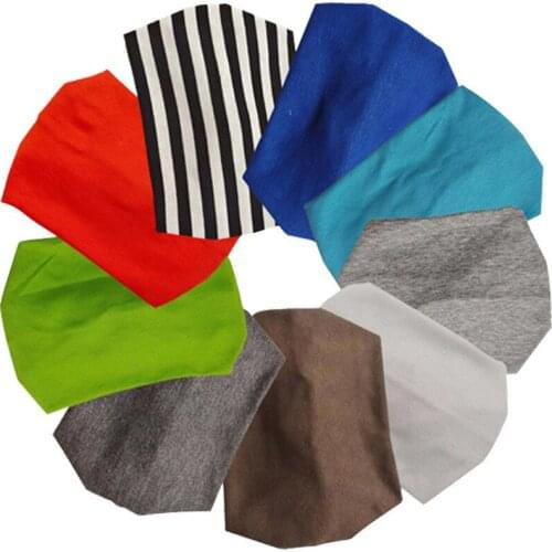 Cotton Baby Headbands Soft Elastic Headkerchief Women Bandanas Hairband Baby Girls Hat Kids Girls Hat Turban Accessories