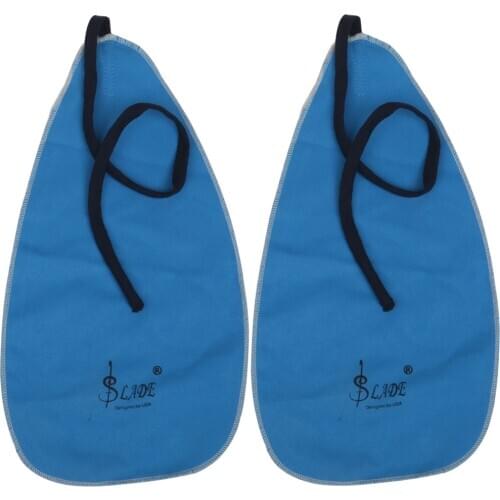 PRO 2 Pieces Pull Through Cleaning/Polishing/Wiping Cloth With Strap for Sax Flute Trumpet Clarinet Cleaning Maintenance