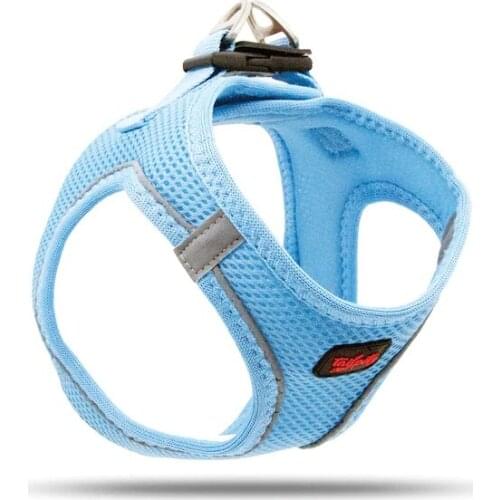 Tailpetz Airmesh Blue Cat Dog Chest Collar 424160135
