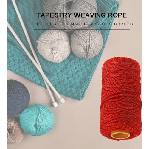 Twisted Cord Cotton Rope Wedding Decoration Tapestry Crafts String Dream Catcher for Household Female Sewing Supplies