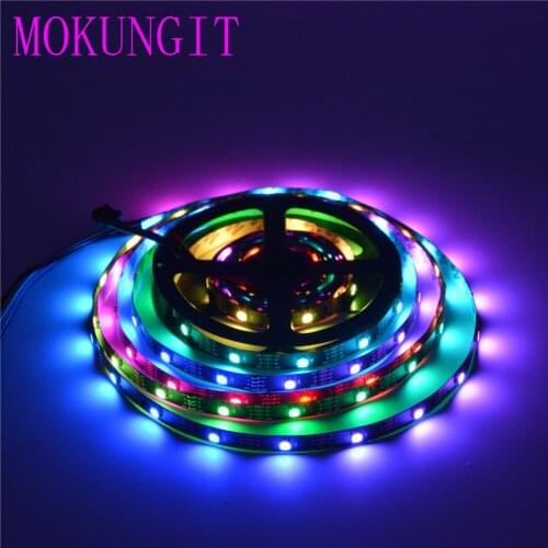 200M WS2813(Dual-signal wires,Better than WS2812B strip)30LEDs/m DC5V RGB led pixel strip,IP30 IP65 IP67,with 30pixels/M;W/B PCB