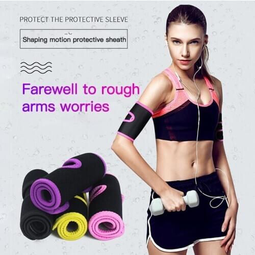 1PC Arm Shapers Sleeve Fat Burning Arm Control Shapers Weight Adjustable Loss Anti Cellulite Sauna Arm Pad Slimming Trimmer