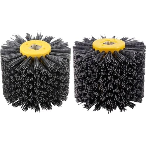 1 Pcs Nylon Abrasive Wire Dupont Drum Polishing Wheel Electric Brush For Woodworking Metalworking