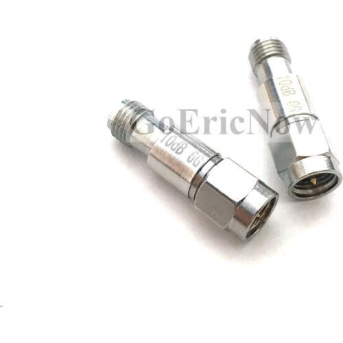 1 Pcs RF Coaxial 50ohm 2W SMA Male to Female DC 0~13G Fixed attenuator