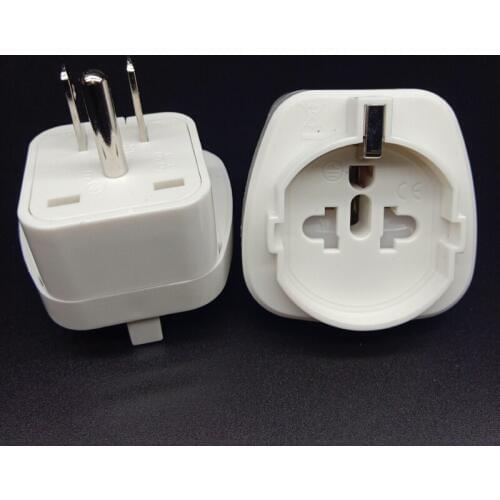 10pcs/lot EU Europe socket to US Outlet Thailand Brazil Travel Wall Charger Power Socket Adapter USA Charging Converter Plug