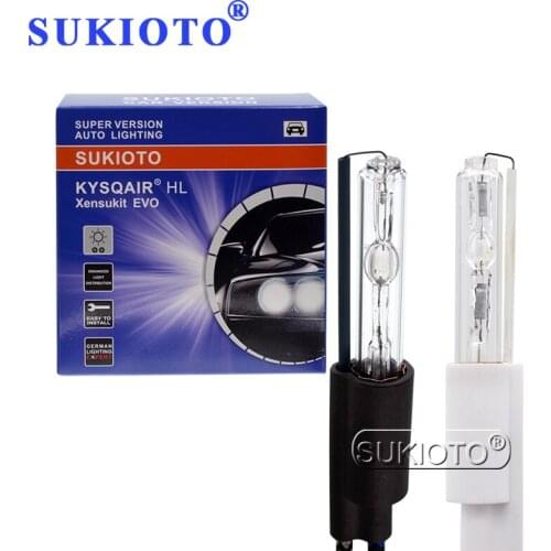 SUKIOTO 2PCS Special Replacement HID Xenon Bulb S10 S15 S18 S21 21MM For HID Projector Lens Xenon Bulbs 4300K 5000K 6000K 8000K